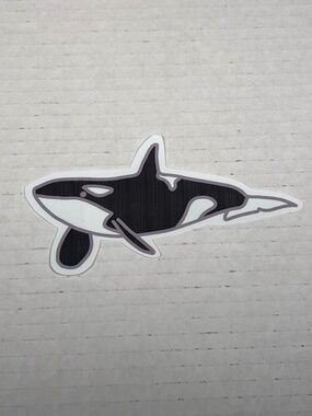 Killer Whale Vinyl Cut Sticker